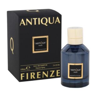 AntiQua Firenze Presente & Futuro Eau de Parfum 100 ml, bočica i kutija Bočica i kutija parfema AntiQua Firenze Presente & Futuro Eau de Parfum 100 ml