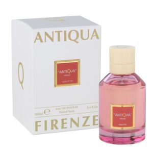 Bottle and box of AntiQua Firenze Volutta Eau de Parfum 100 ml