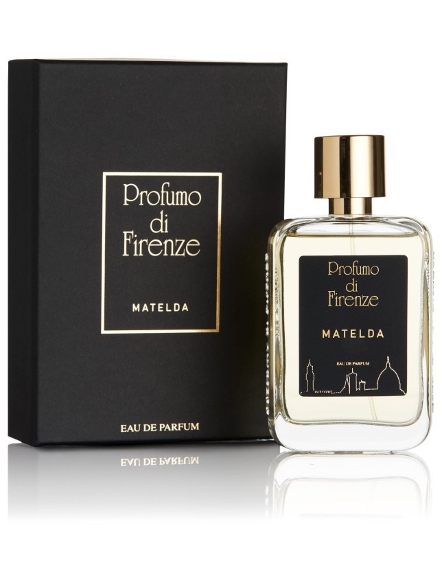 Bottle and box of Profumo di Firenze Matelda perfume 100ml