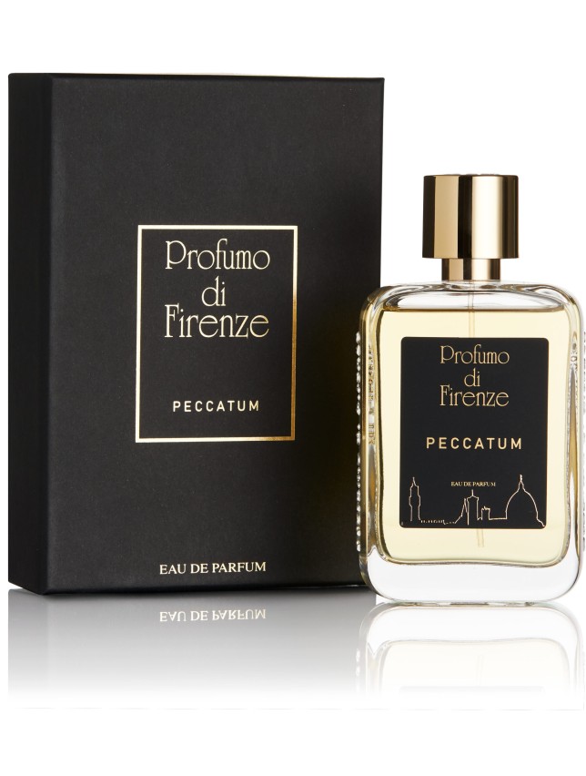 Bottle and box of Profumo di Firenze Peccatum perfume 100ml