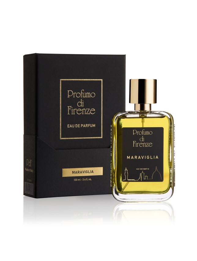Bottle and box of Profumo di Firenze Maraviglia 100ml perfume
