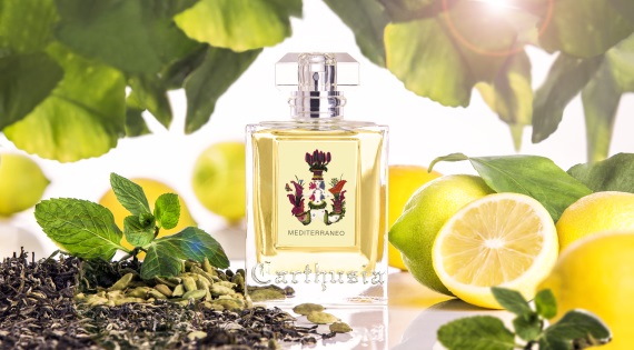 Bočica brenda Carthusia koja prikazuje parfem Mediterraneo