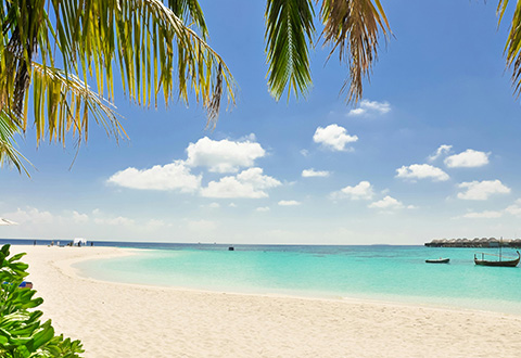 Sunčana pješčana plaža