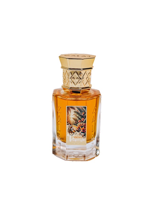 Calaj bottle showing Delizia Tropicale perfume
