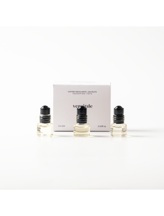 Versatile Paris Discovery set Fruits - a collection of 3 brand perfume samples
