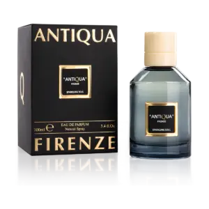 Bočica i kutija parfema AntiQua Firenze Sparkling Soul Eau de Parfum 100 ml