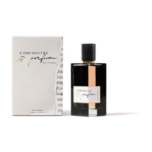 Bottle and box of L'Orchestre Rose Trombone Eau de Parfum 100 ml