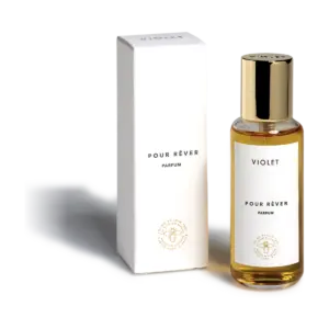 Bottle and box of Maison Violet Pour Rêver Eau de Parfum 50 ml