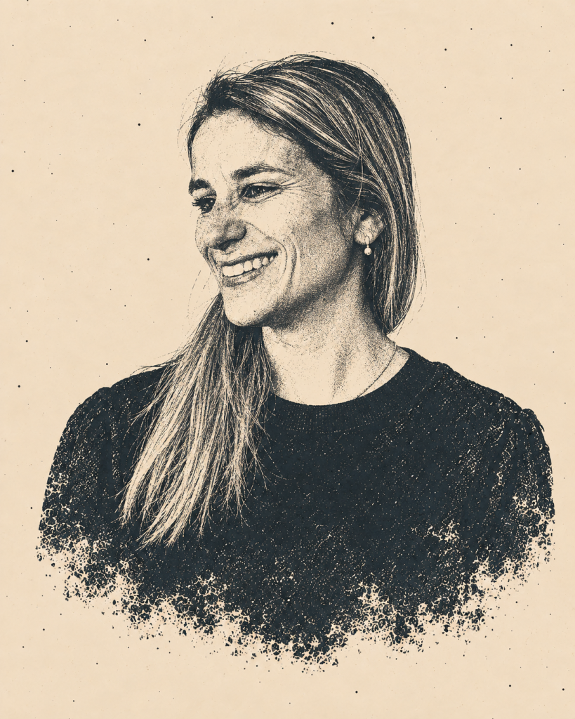 Maud Chabanis, parfumerka Maud Chabanis, parfumerka tvrtke PCW France, na ilustriranom portretu