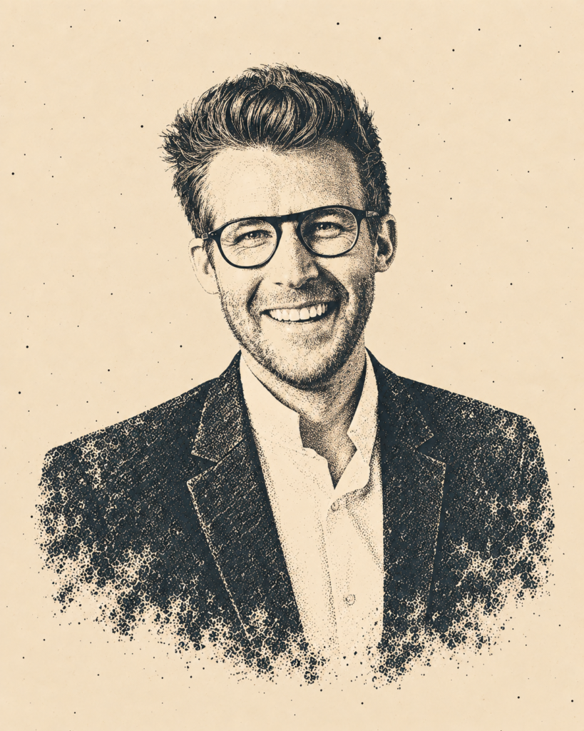 Nicolas Bonneville, perfumer Illustrated portrait of Nicolas Bonneville, perfumer