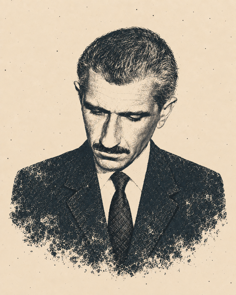 Yuri Gutsatz, parfumer Yuri Gutsatz, parfumer i osnivač kuće Le Jardin Retrouve, na ilustriranom portretu